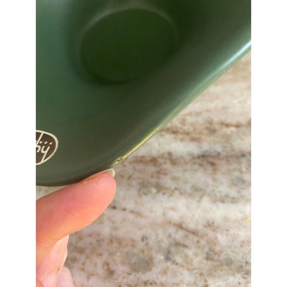 Hyalyn Matte Green Porcelain Bowl - Picture 6 of 6